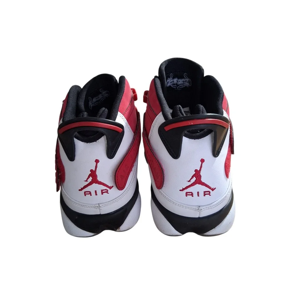 Nike Air Jordan 6 Rings Mens size 12 White/Carmine Basketball Lifestyle Sneakers
